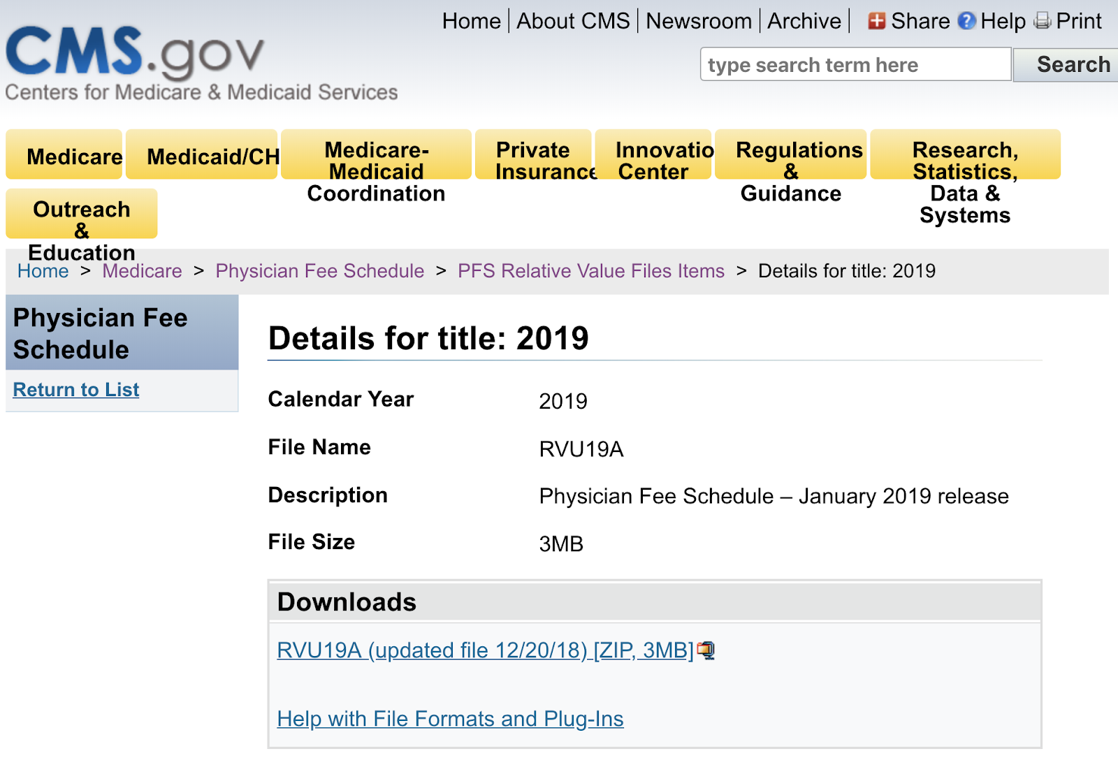 Cptrvu 2014 rvu relative value units data file includes hcpcs codes