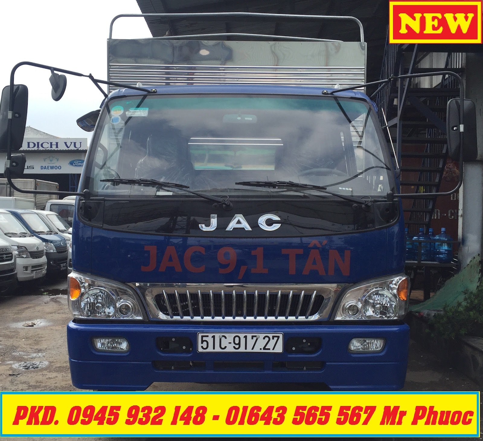 xe tải JAC 9,1 tấn thùng mui bạt, xe tải JAC HFC1383K 9,1 tấn 2016 có máy lạnh - 5