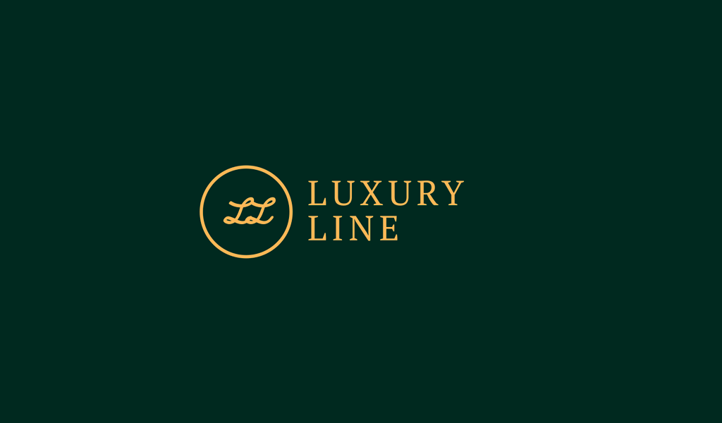 Buchstaben, Ll, Luxus, Logo