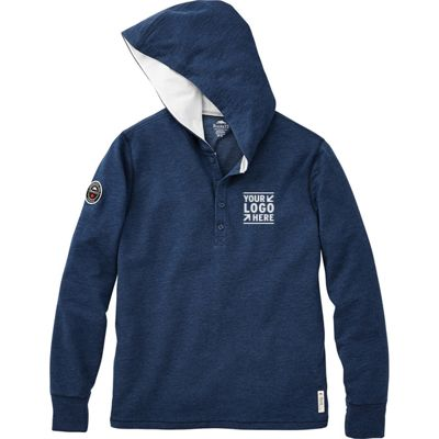 a mens fit hoodie with a logo