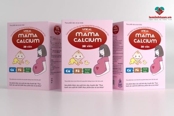 Unical mama canxi cho bà bầu được chuyên gia khuyên dùng