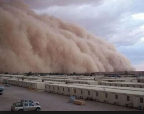 sandstorm kuwait iraq