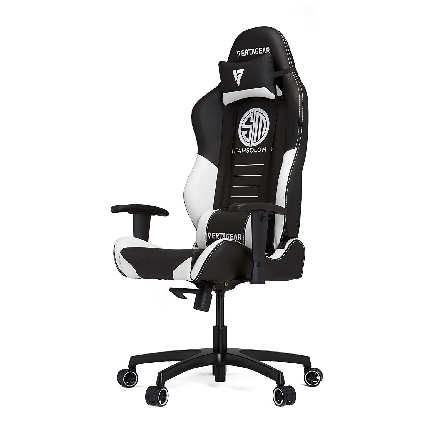 Vertagear TSM Racing Series Gaming Chair,Large,Black/White : Amazon.in:  Furniture
