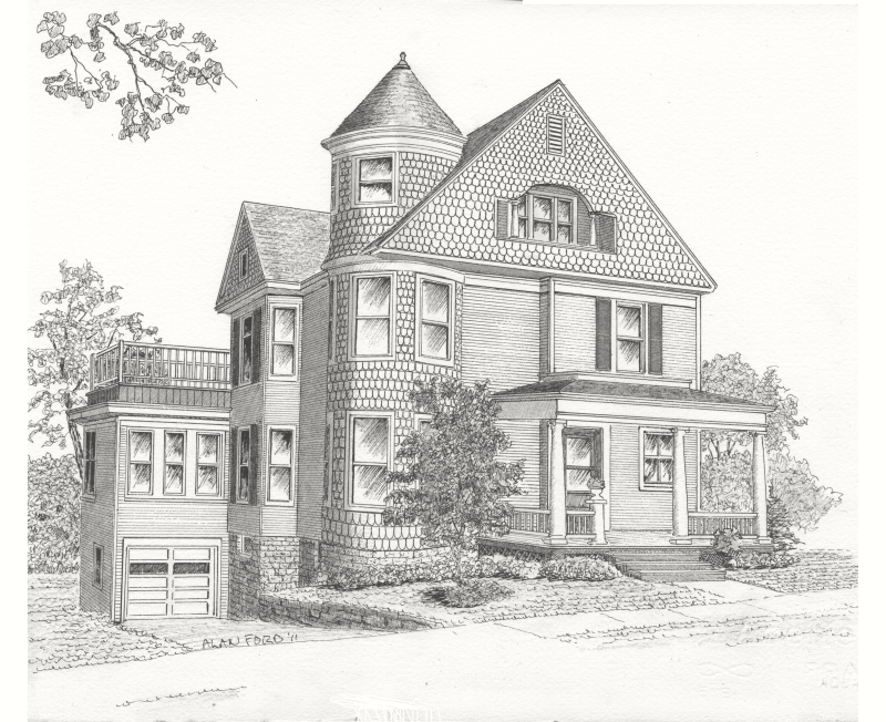 Image result for old house drawing
