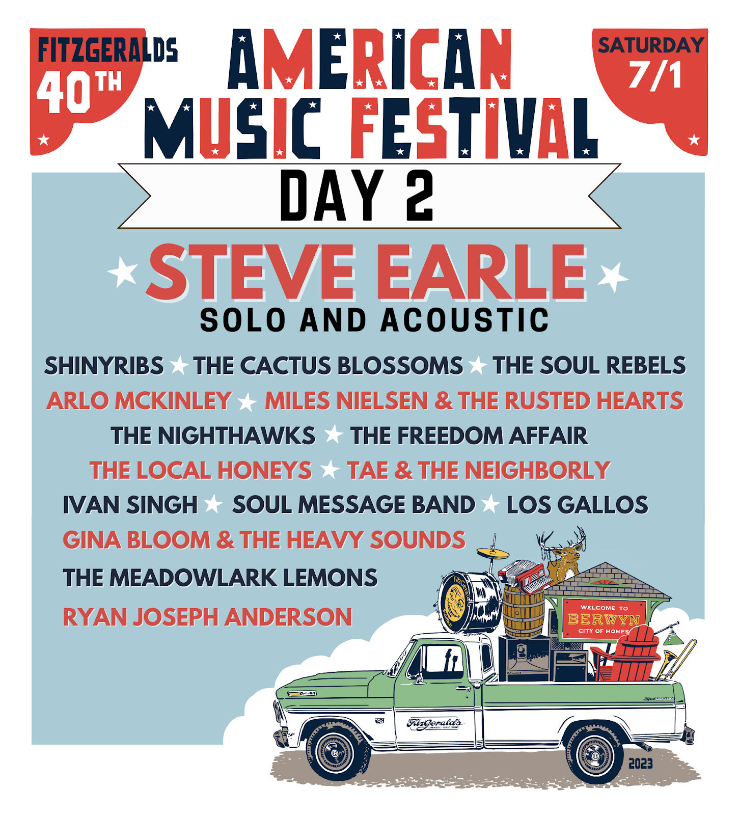 FITZGERALDS 40th American Music Festival Day Two