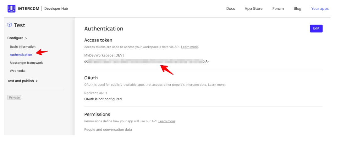 Getting Intercom access token - Blog Image