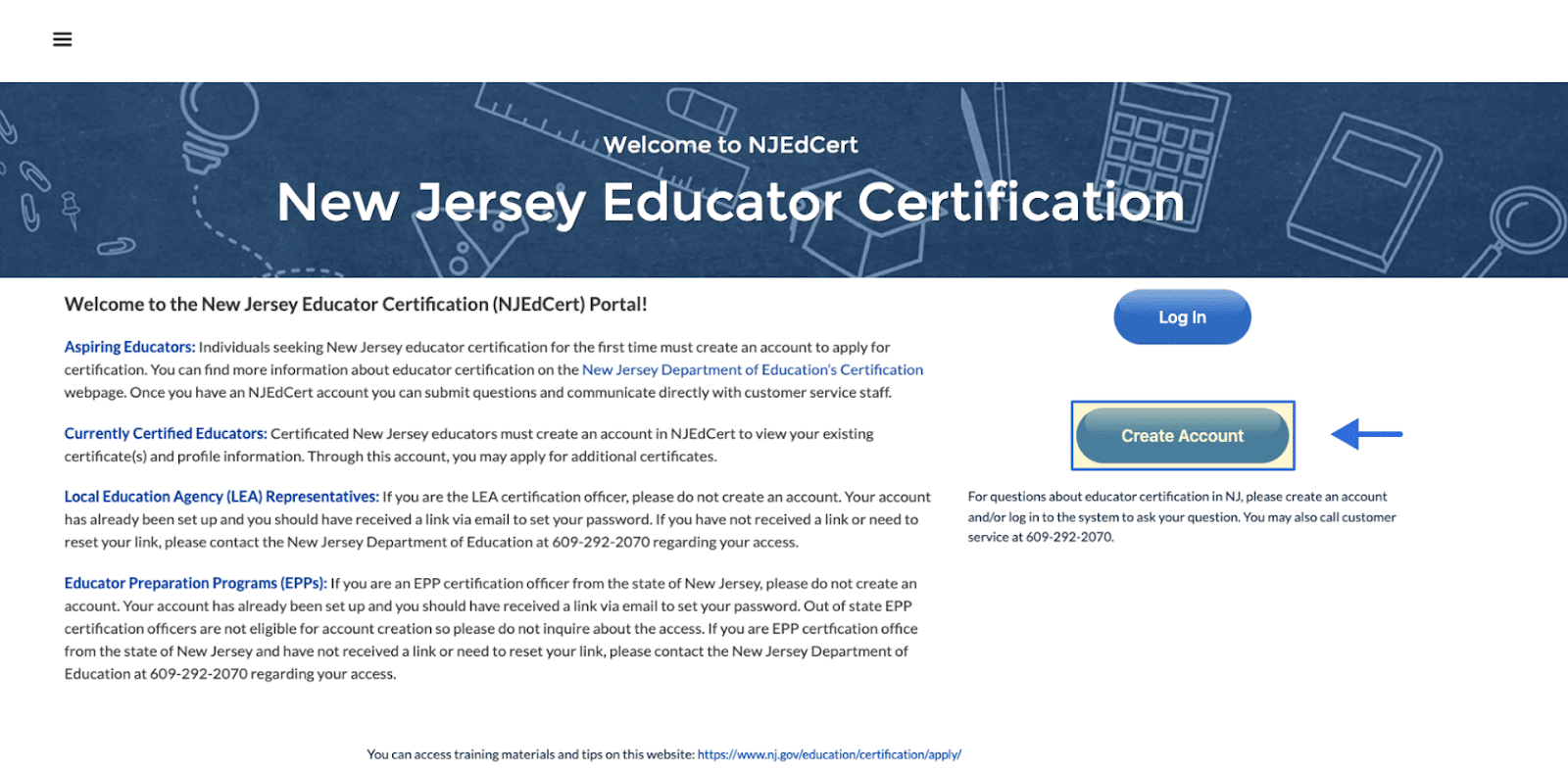 Ch1.Step1.New Jersey Educator Certification