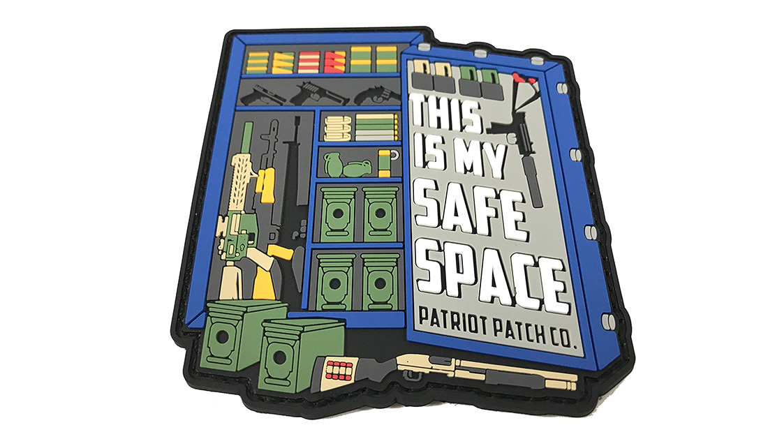 safe house cheap velcro patches small promotional gifts