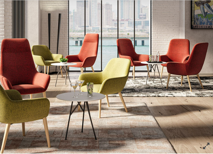 An Italian Office Furniture, the Arianna meeting room chair is made from premium materials, ensuring long-term durability.