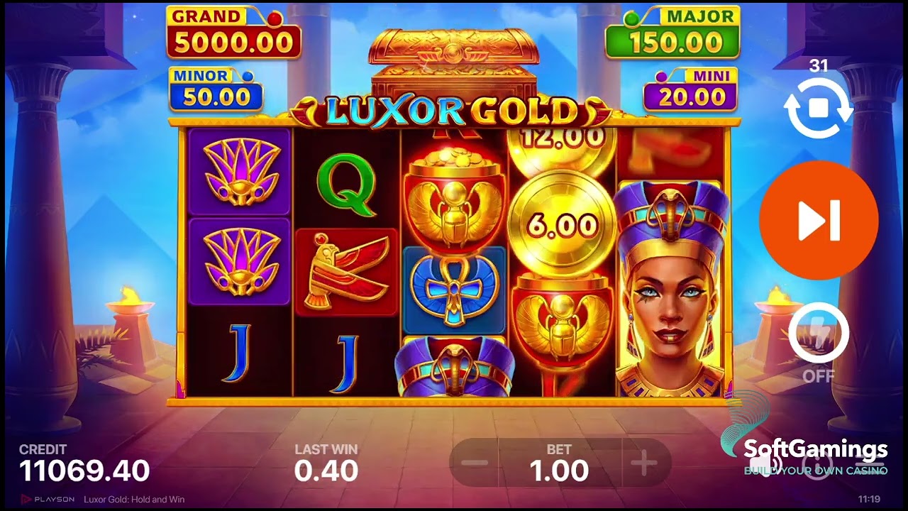 Тематика стародавнього Єгипту у яскравій консолі Luxor Gold: Hold and Win від Playson - фото 2