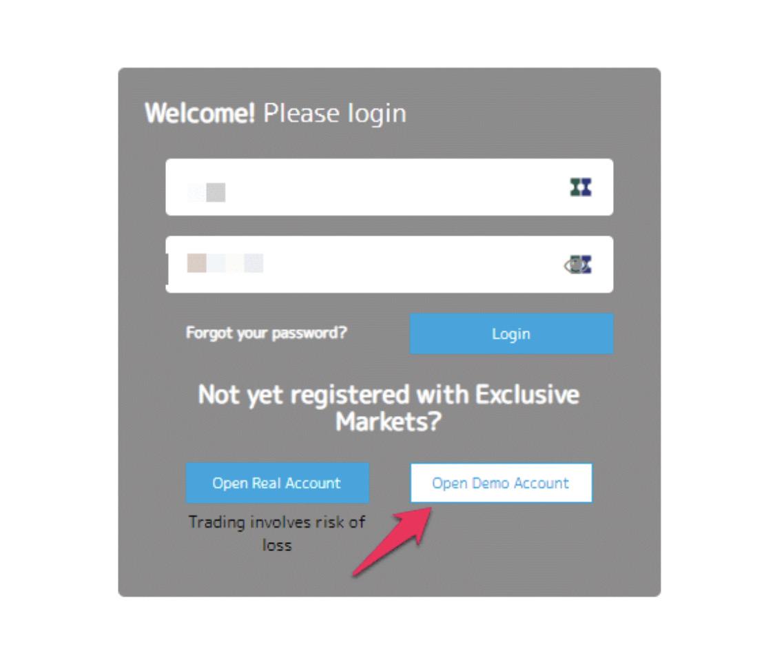 Exclusive Markets account login- Probabafx