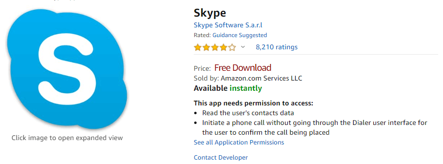 Install Skype on Firestick