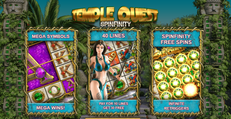 เกมสล็อต Temple Quest Spinfinity