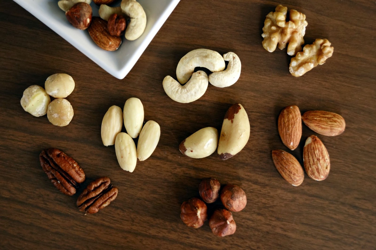 An assortment of nuts