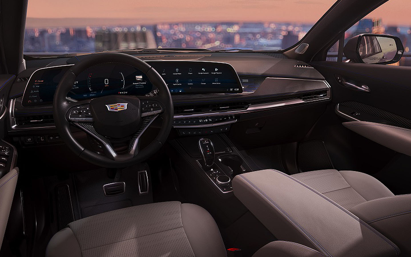 infotainment system of the 2024 Cadillac XT4