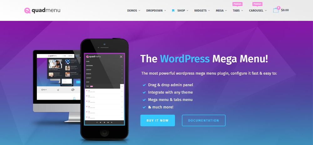 plugin de mega menu quadmenu wordpress