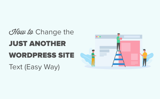 Alterando o texto do slogan 'Apenas outro site WordPress'