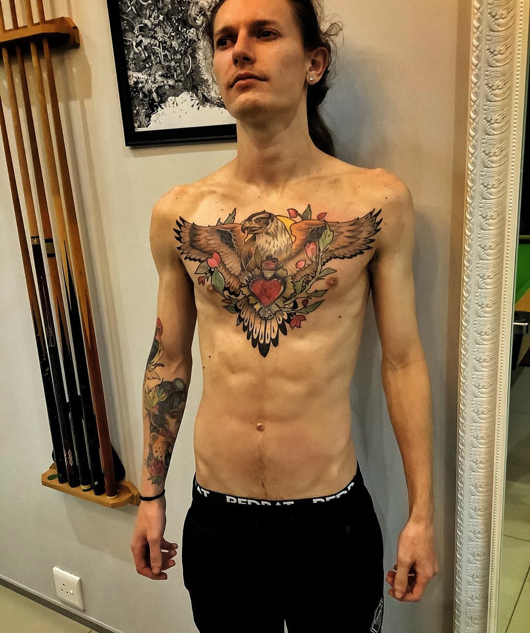 Eagle And Heart Tattoo