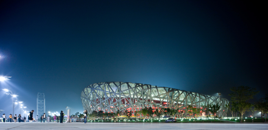 Funicular Tensile Structure at Beijing National Stadium 