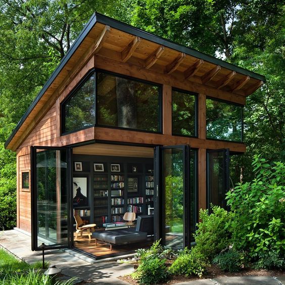 15 Desain Rumah Kayu Mewah Modern Dan Minimalis