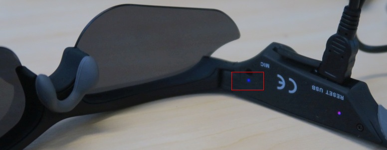Kamre HD Camera Glasses Indicator Light