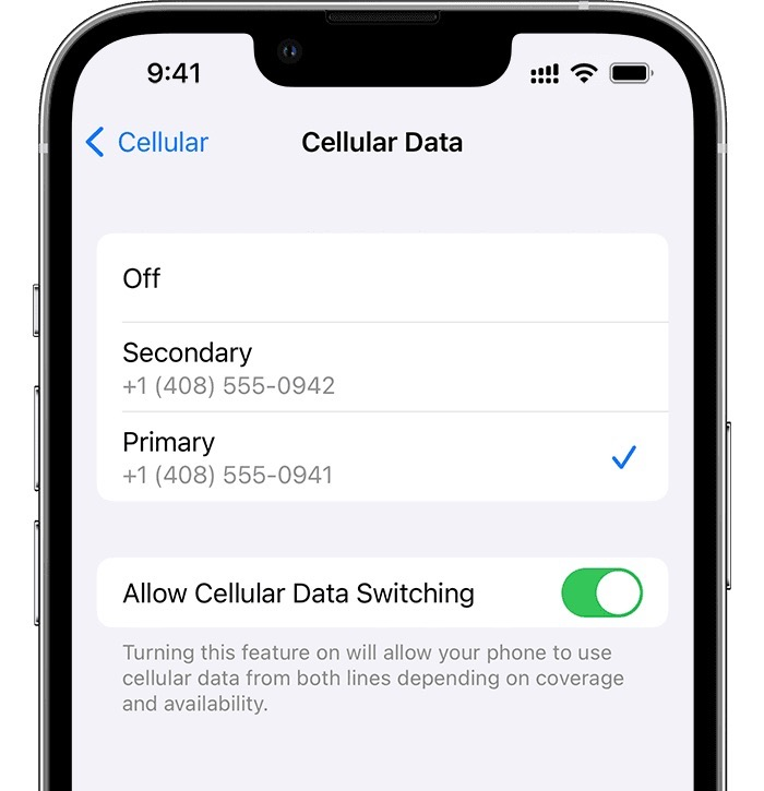 How to Change Your Default Cellular Data Number