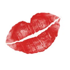 big lipstick kiss