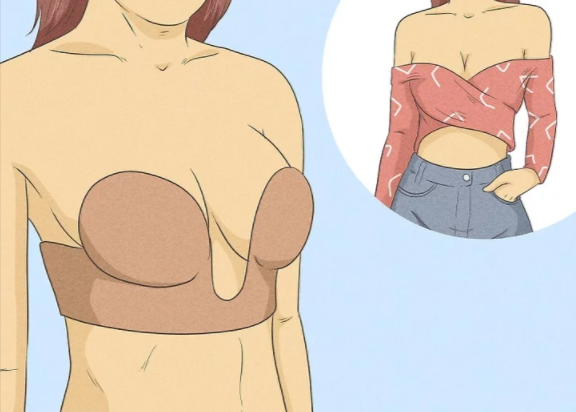 how to wear off shoulder tops with bras