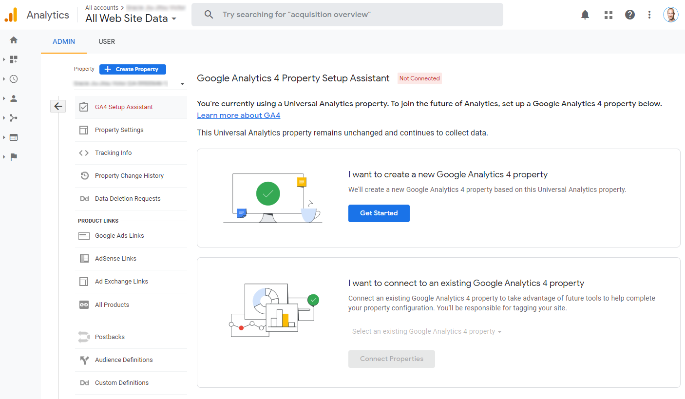  Google Analytics 4 Setup Assistant