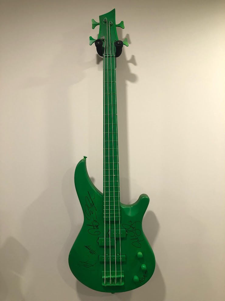 "Green Screen" Bass Guitar used in the Bones official Music Video
