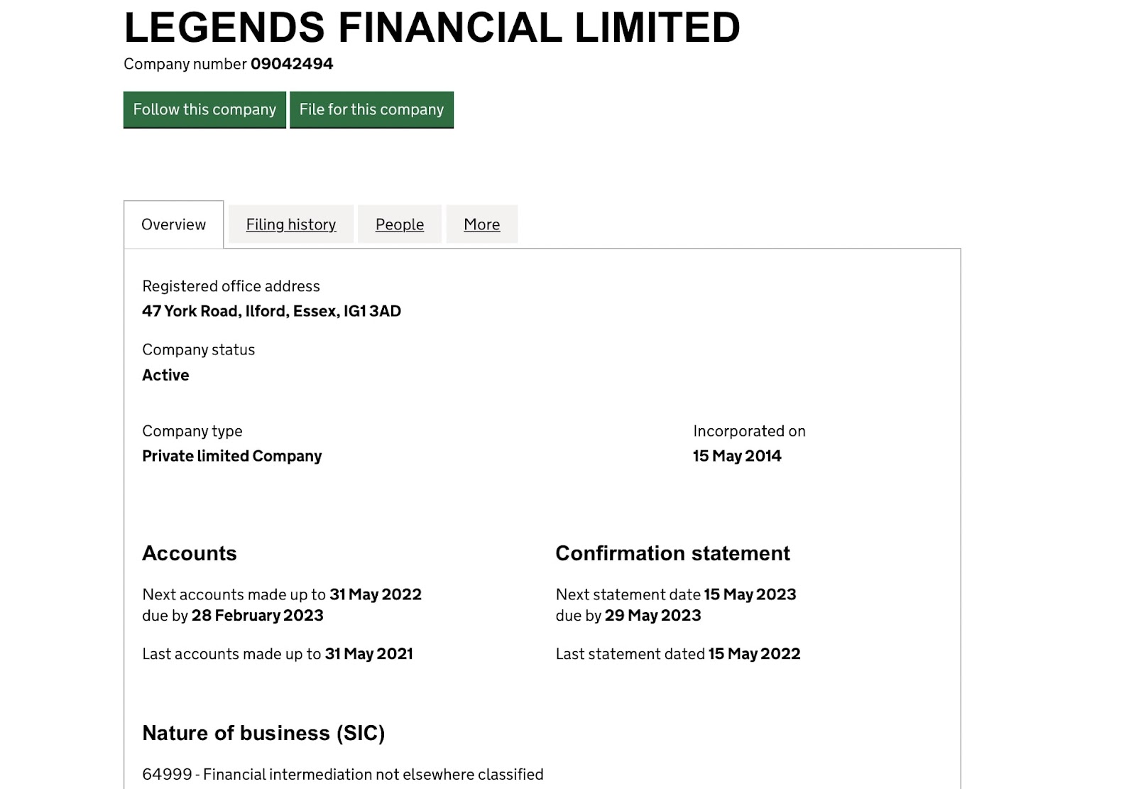 Legends Financial Company: отзывы клиентов о  компании в 2023 году