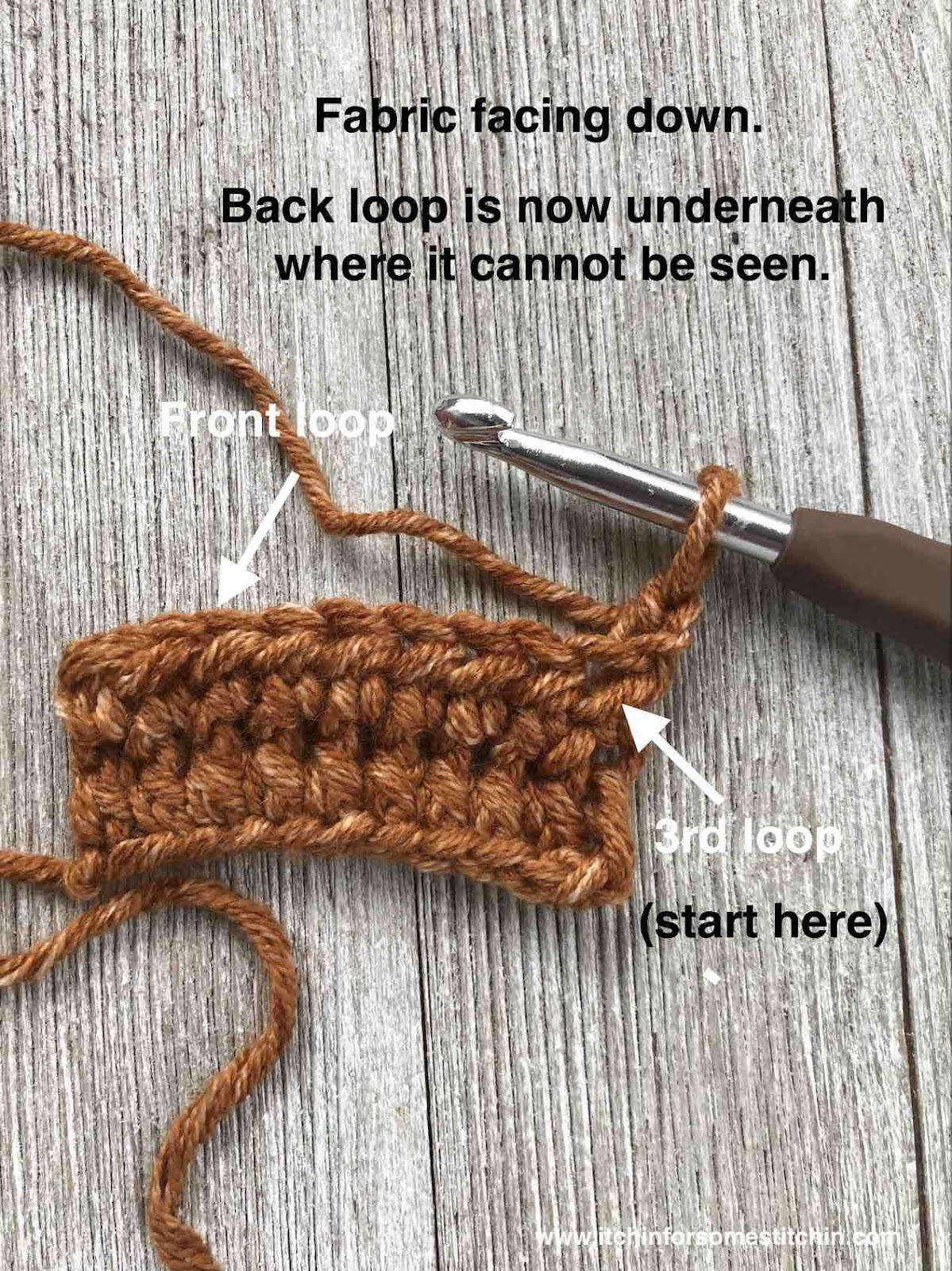 How to Crochet the Knit-look stitch by www.itchinforsomestitchin.co