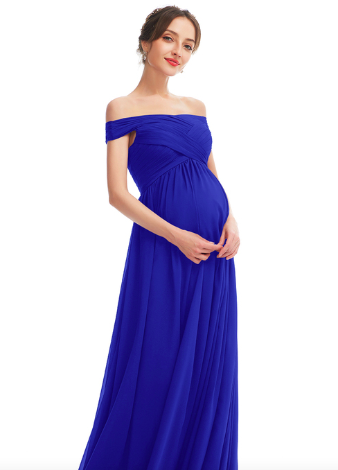 Royal Blue Maternity Dresses Our Moms Love [Top Picks]