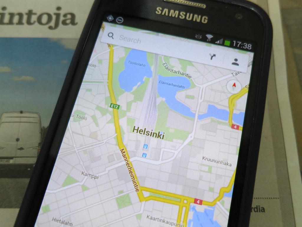 Mobile maps | Google Maps on a smartphone | Matti Mattila | Flickr
