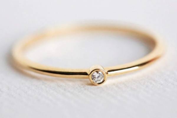 Nhẫn vàng tây 14k
