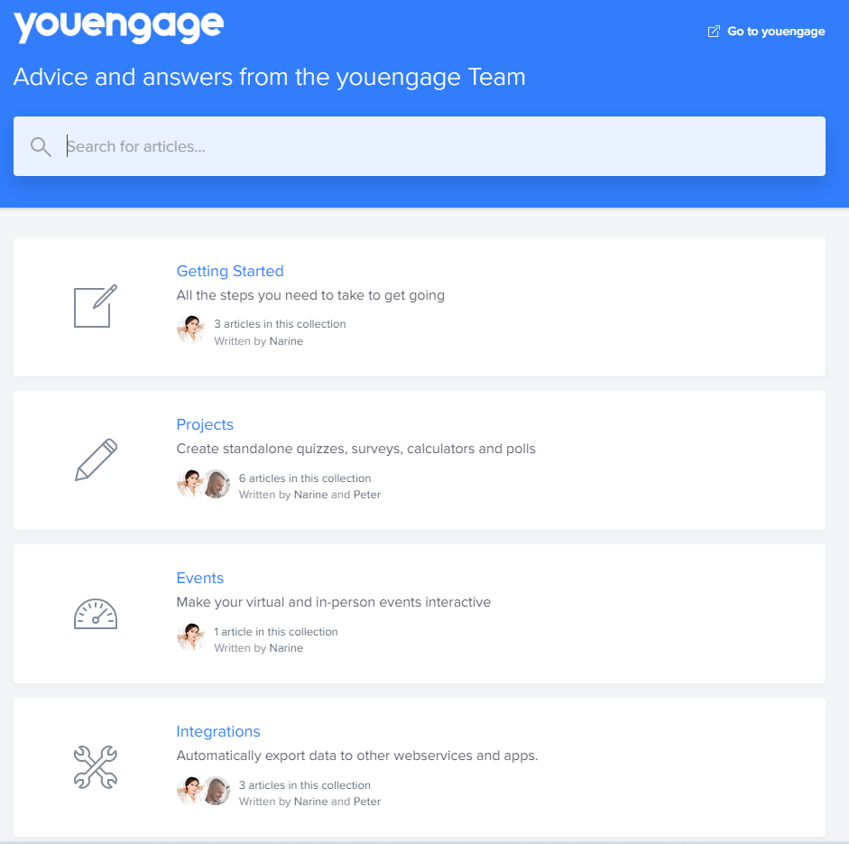 youengage for quiz it