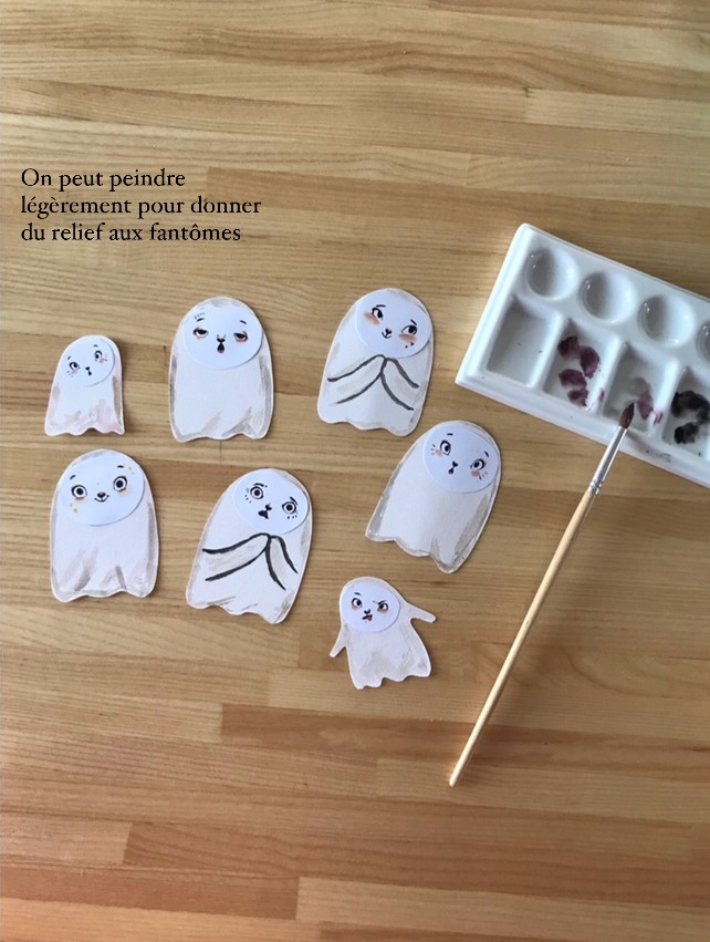 DIY - Couronne d'émotions et gentils fantômes 4