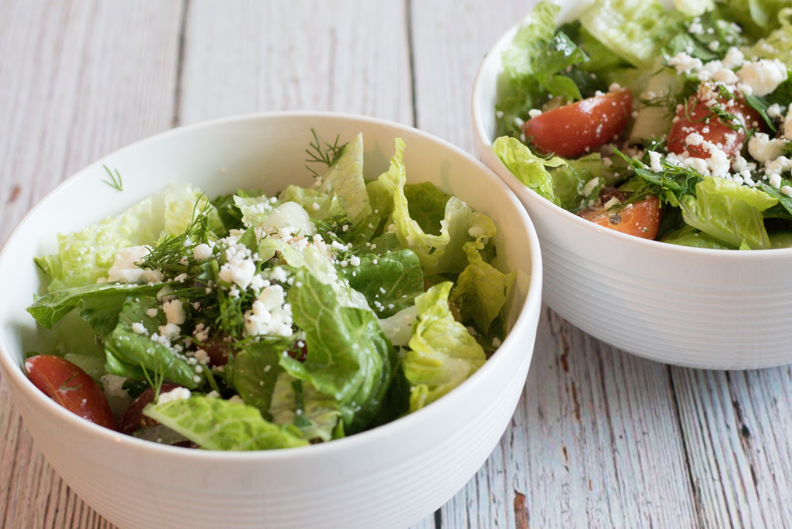 Greek Salad, Plated
Patience & Pearls