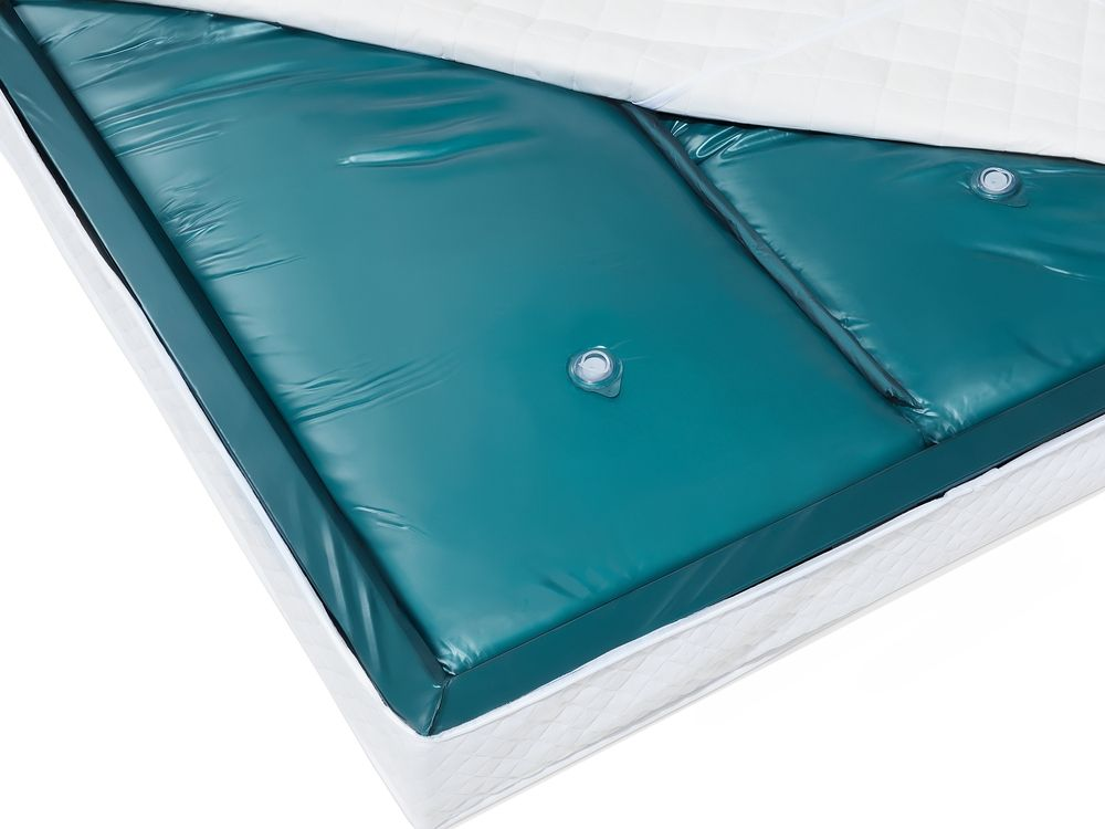 If you have a partner who is lighter or heavier than you, a waterbed with a dual water chamber like this will be better.