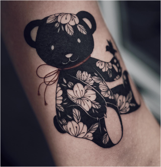 Blacky Bear Tattoo