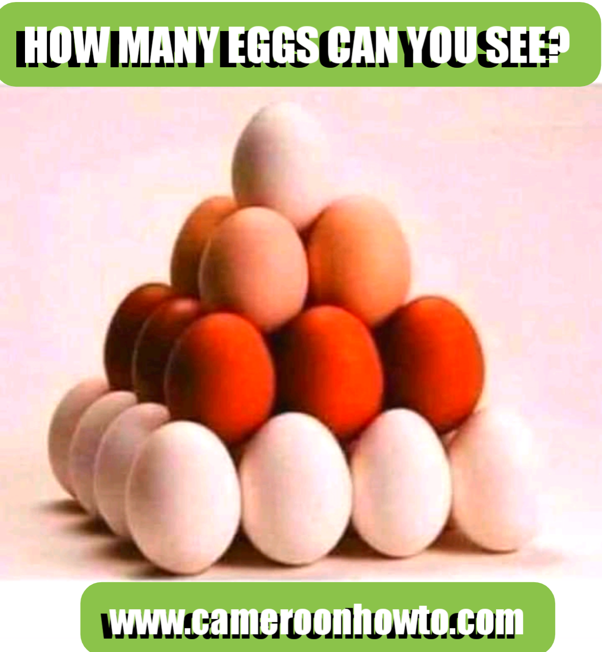 How many eggs can see"  math Puzzle answer
