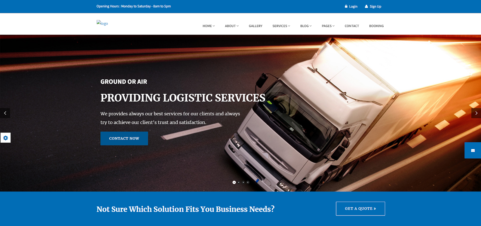 Logistic Pro - Cargo, Transport, Booking, Portfolio WordPress theme