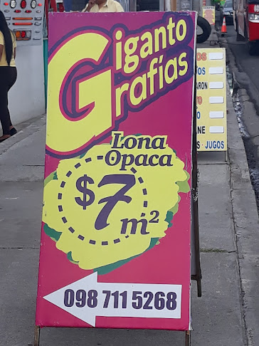 Opiniones de Gigantografías en Quito - Diseñador gráfico