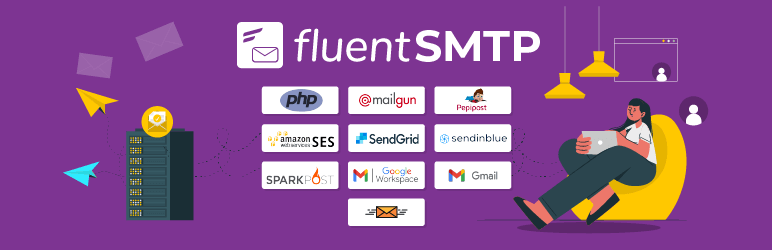 sparkpost smtp wordpress, fluentsmtp