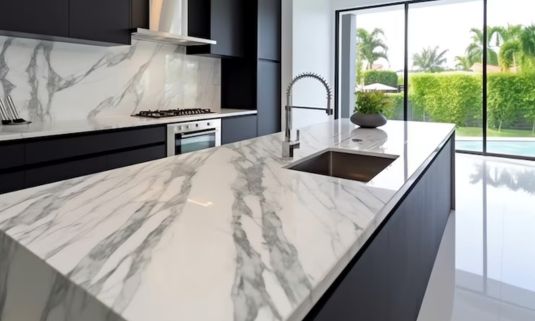Marble countertops