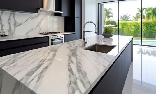 Marble countertops