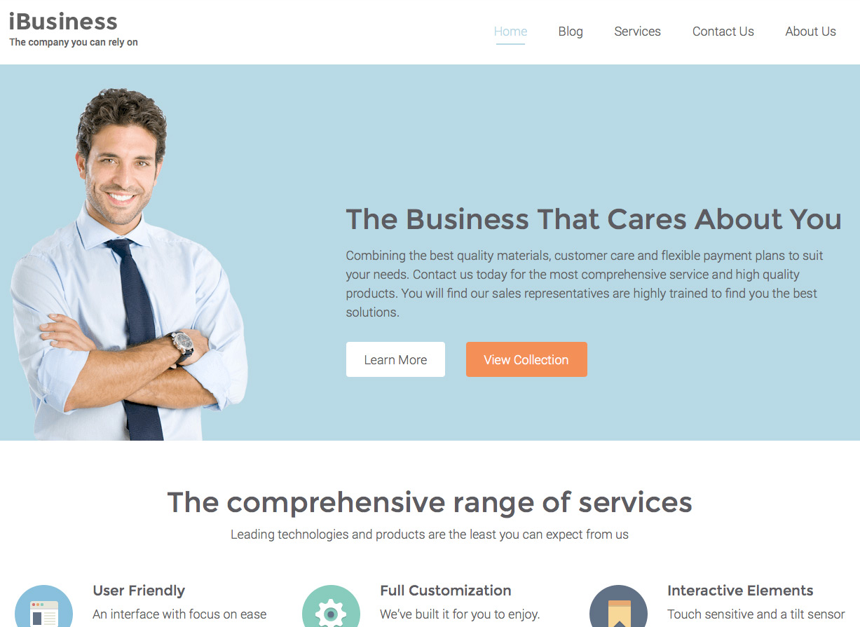 Tema WordPress iBusiness