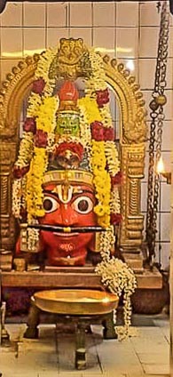 Koothandavar or Aravan - only his head is displayed 