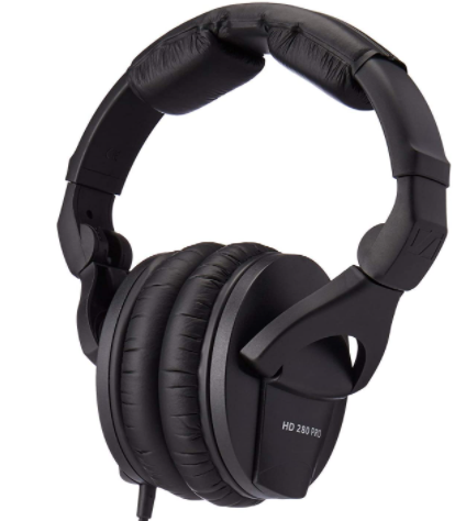  Sennheiser HD 280 Pro: (Closed over-ear headphones-a great bang for the buck) 
