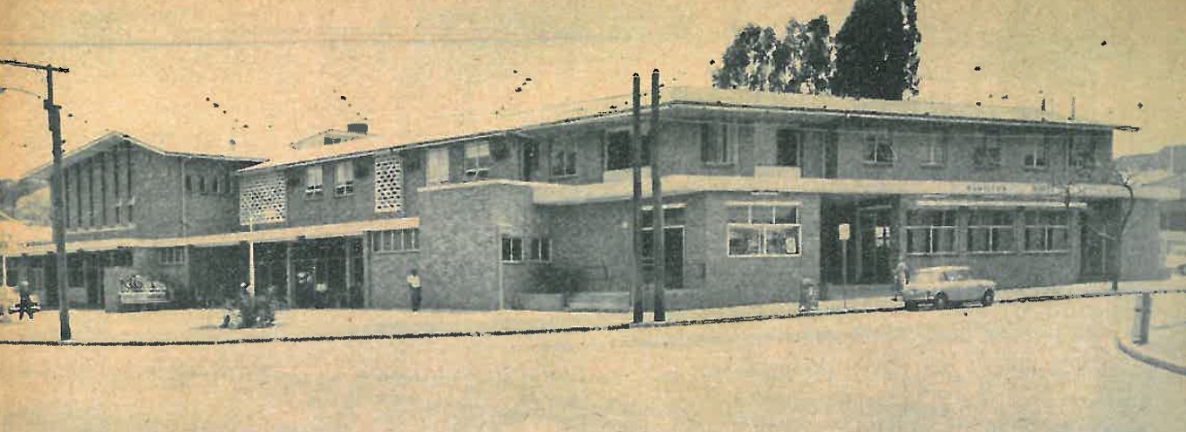 Hamilton Hotel, 1960s rebuild.